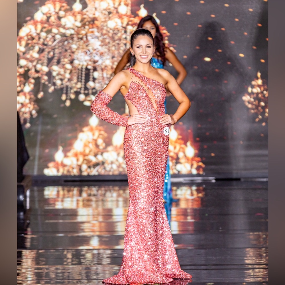 Custom Jared Bermudez pageant gown